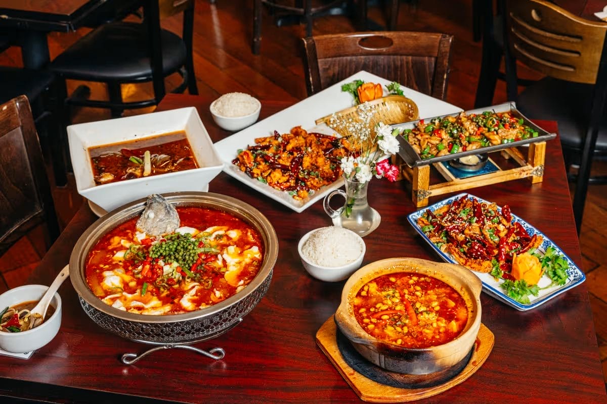 Chinese food from Sky Pavilion