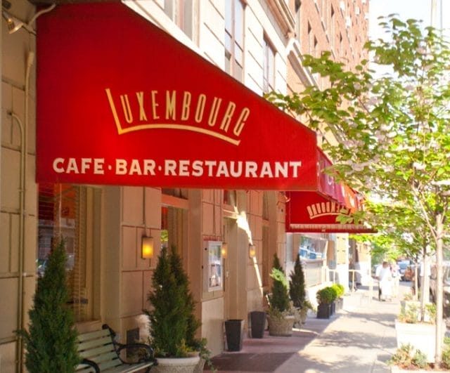 exterior of Café Luxembourg