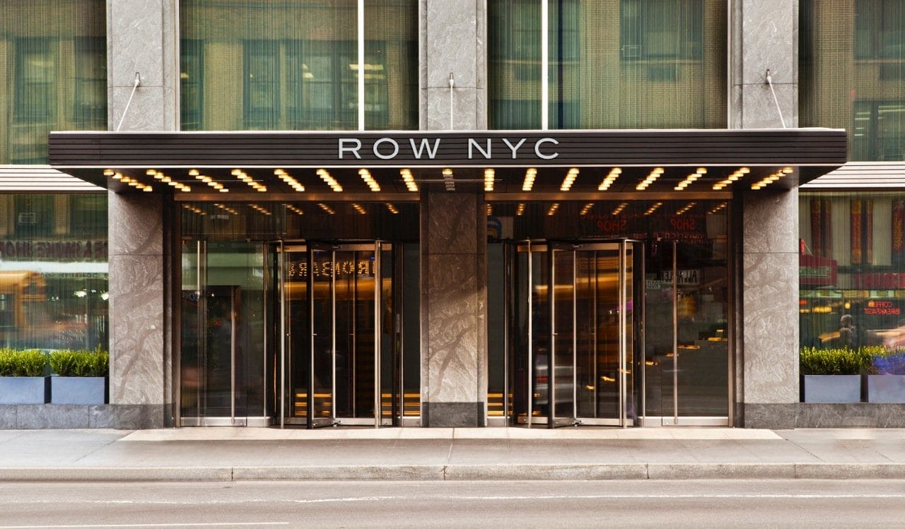 Row NYC Hotel entrance