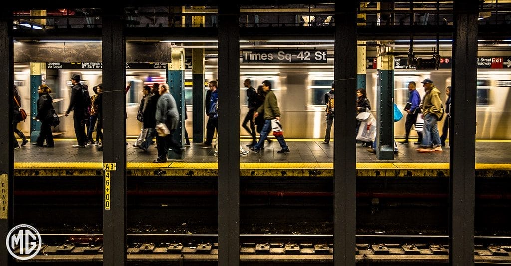 Times Square must-visit destination : NYC Subway | Shot in the crowded Times Square Subway Station