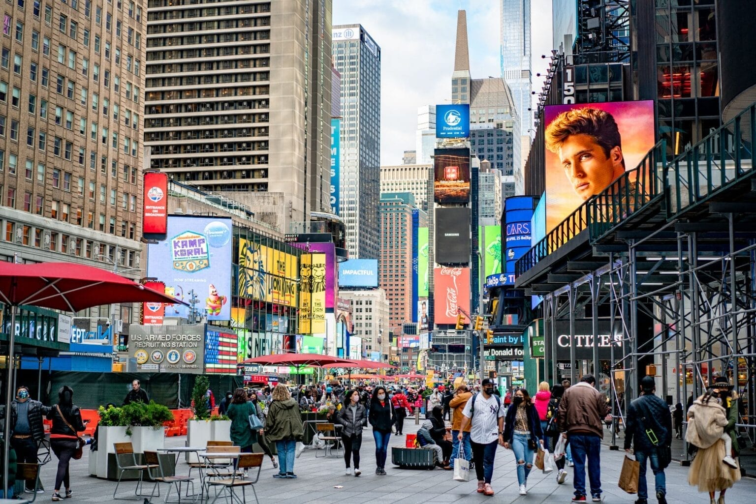 Times Square NYC - New York City During the Summer