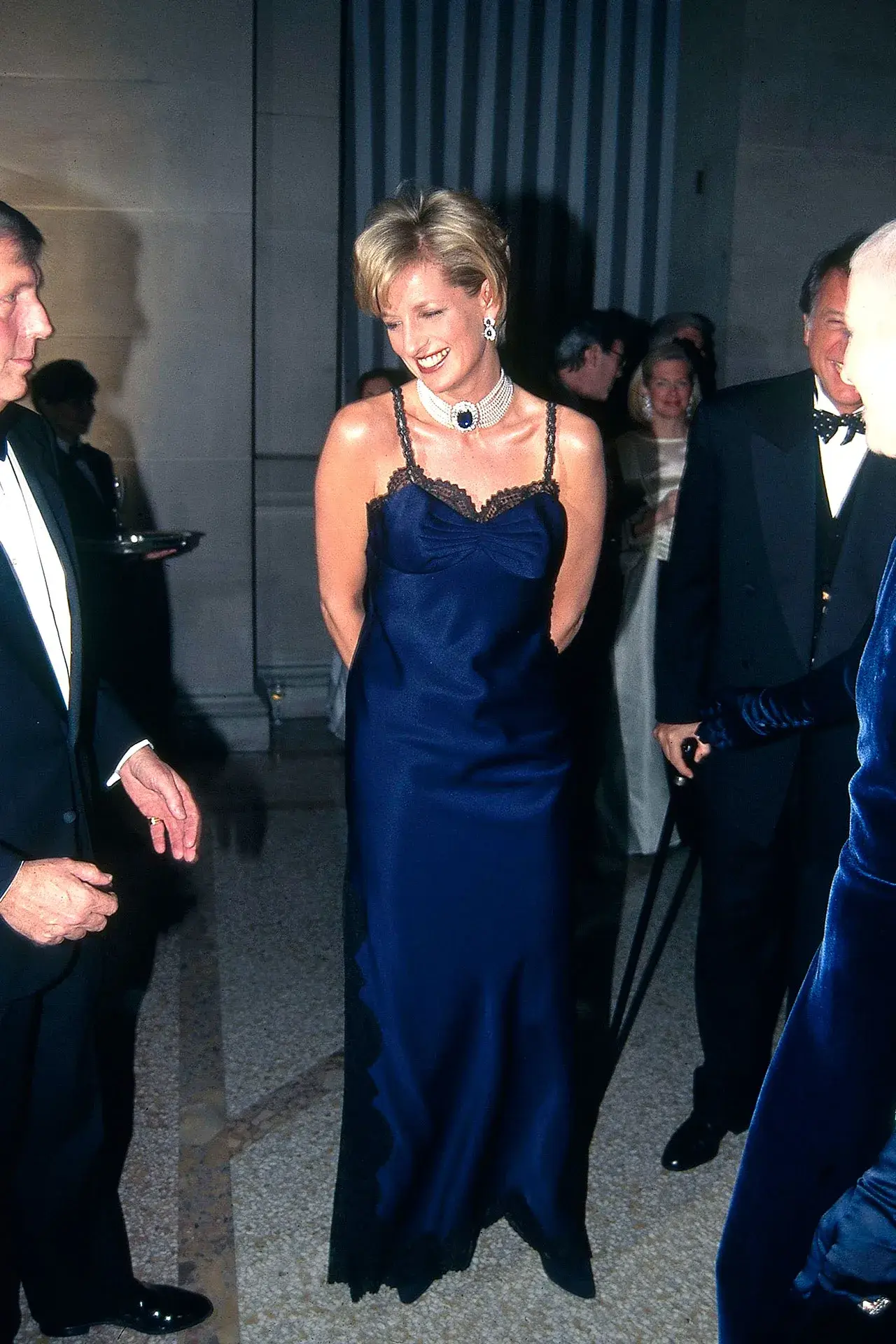 Diana Princess of Wales Person Formal Wear Clothing Dress Suit Accessories Tie Fashion and Adult