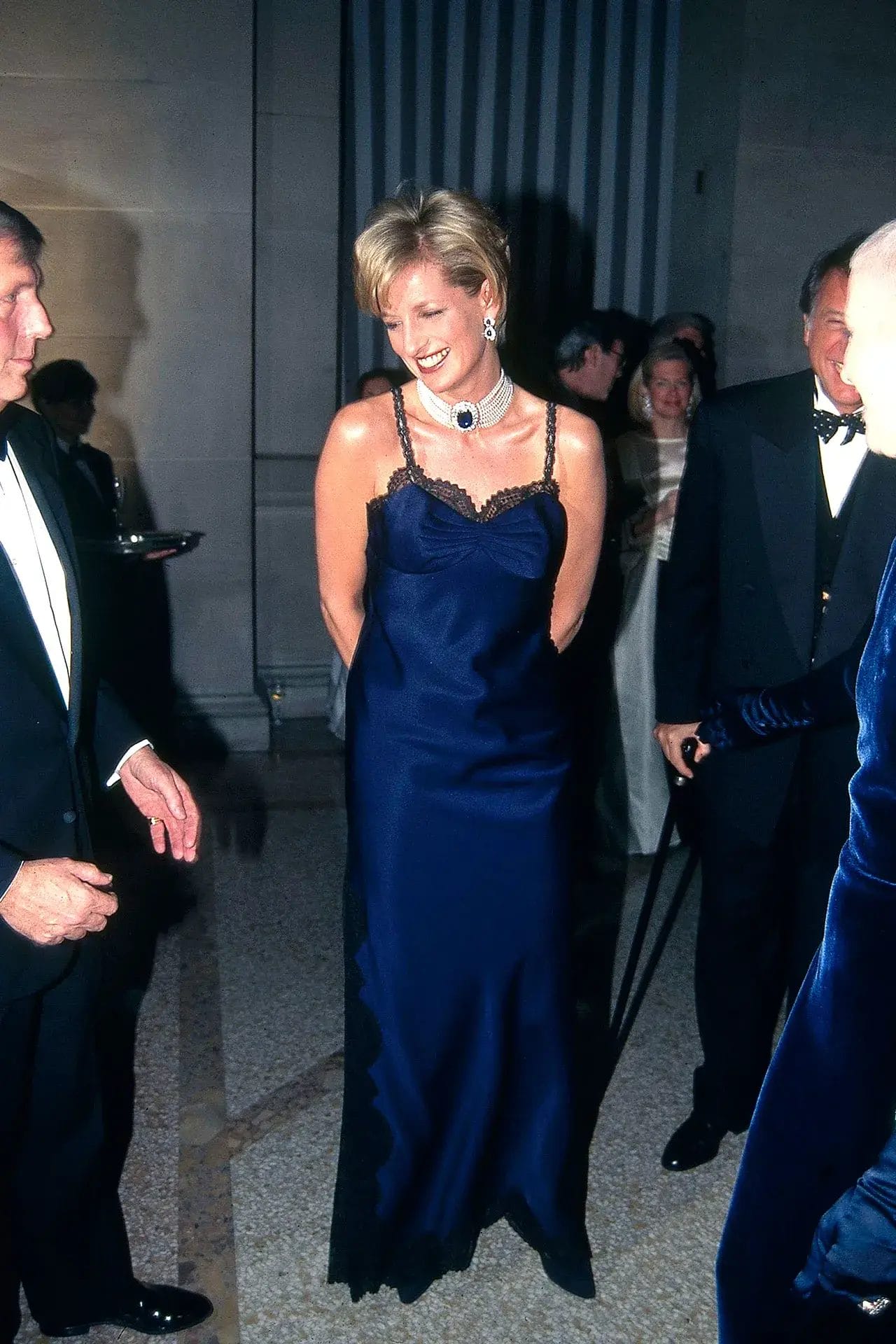 Diana Princess of Wales Person Formal Wear Clothing Dress Suit Accessories Tie Fashion and Adult