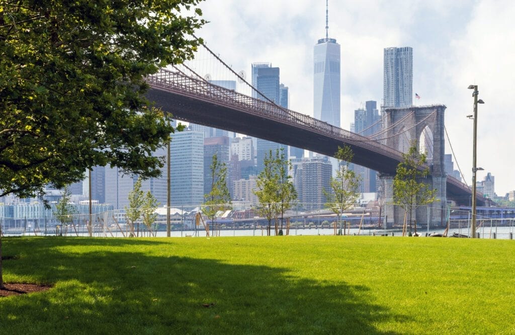 Enjoy Art Installations at Empire Fulton Ferry Park