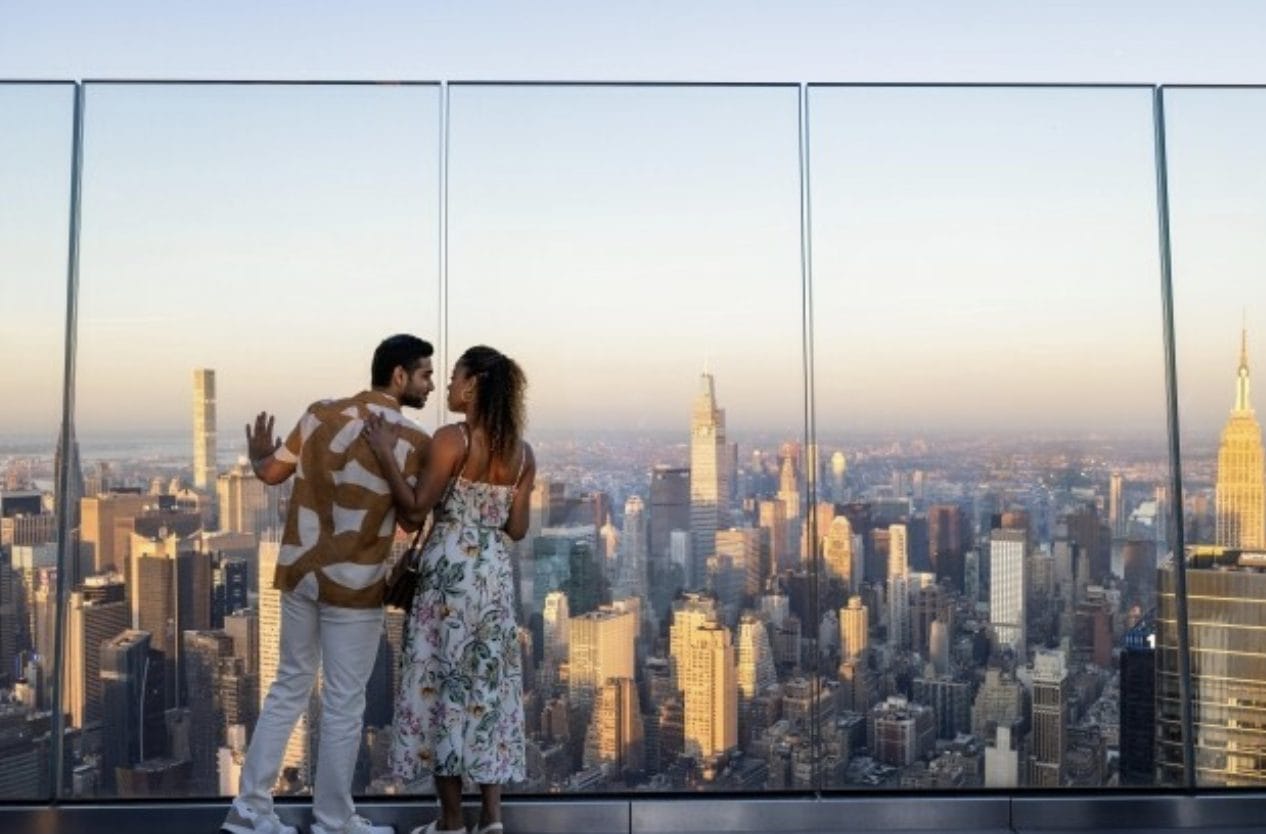 Edge NYC Observation Deck at Sunset