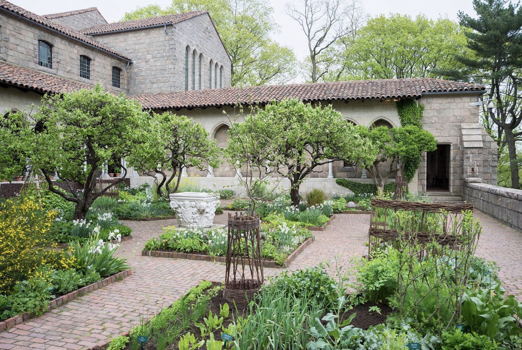 The Met Cloisters Exterior with Garden