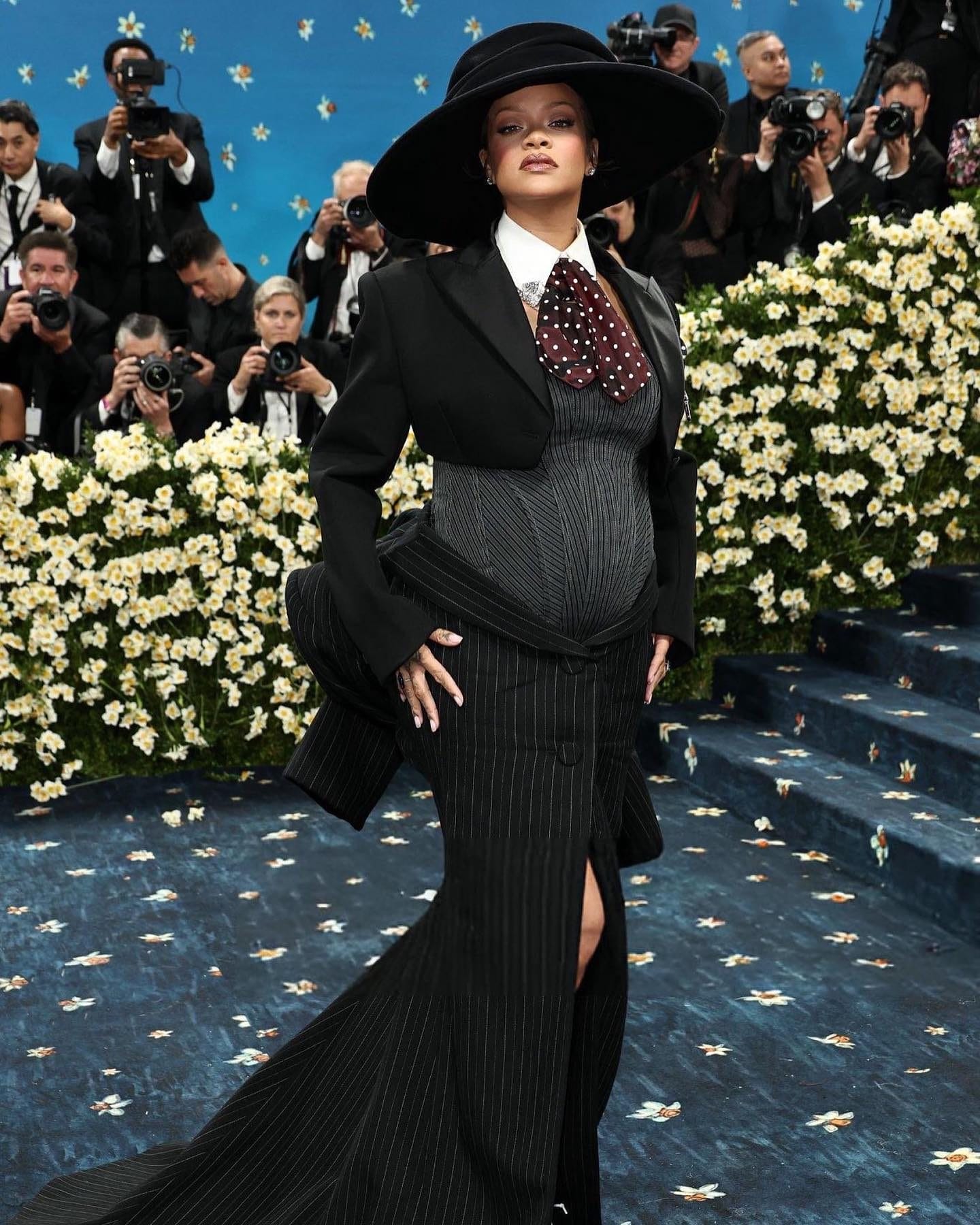 Rihanna and A$AP Rocky Reveal Third Pregnancy at Met Gala